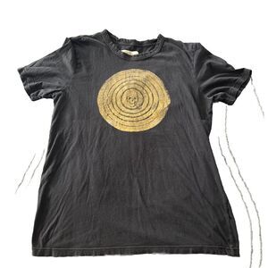 Imogene And Willie Skull Bull-eye T-shirt Size L See Photos Read